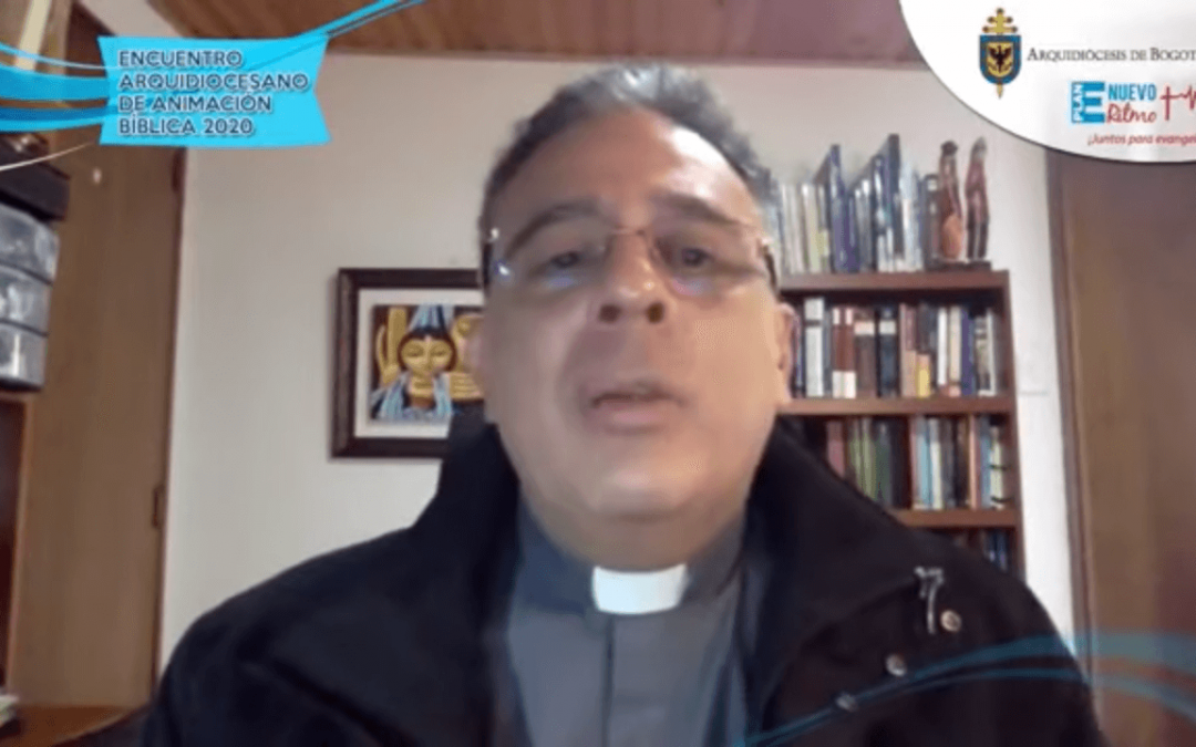 El padre Fidel Oñoro, ponente en el encuentro de animación bíblica de la arquidiócesis de Bogotá