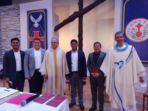 Cuatro nuevos candidatos firmaron el inicio de su tiempo de probación en la Solemnidad del Corazón de María