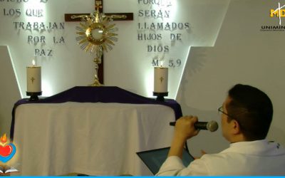 EN IMÁGENES | Los eudistas se unieron junto a la comunidad para orar por la paz
