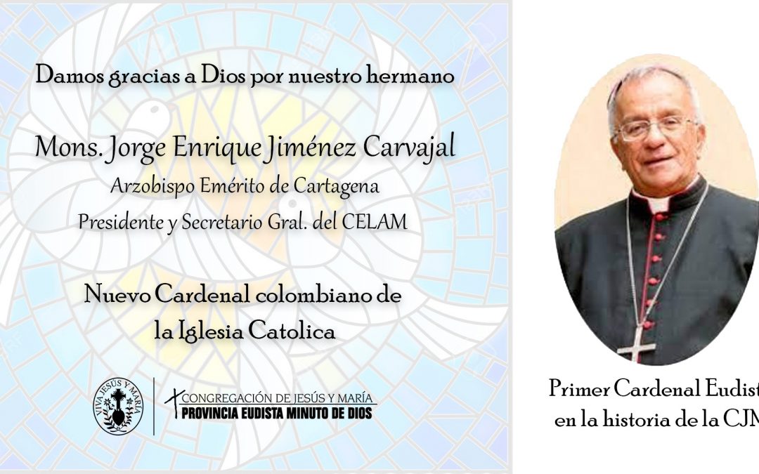 Provincia Minuto de Dios celebra el nombramiento del primer cardenal eudista de la historia de la CJM