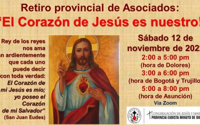 Retiro Provincial de Asociados 2022: “¡El Corazón de Jesús es nuestro!”