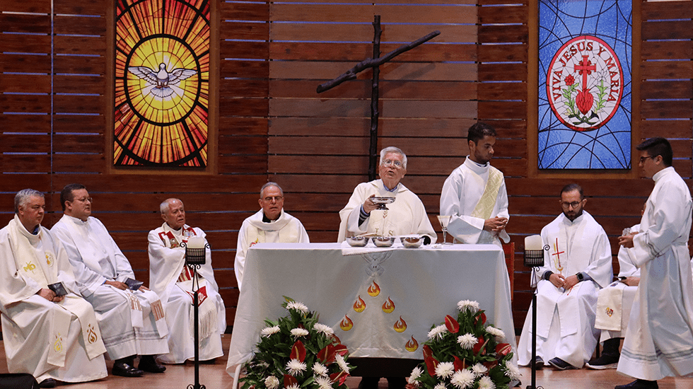 Acción de gracias, la intención de la Eucaristía que recordó a los colaboradores que han dejado huella en el Minuto de Dios